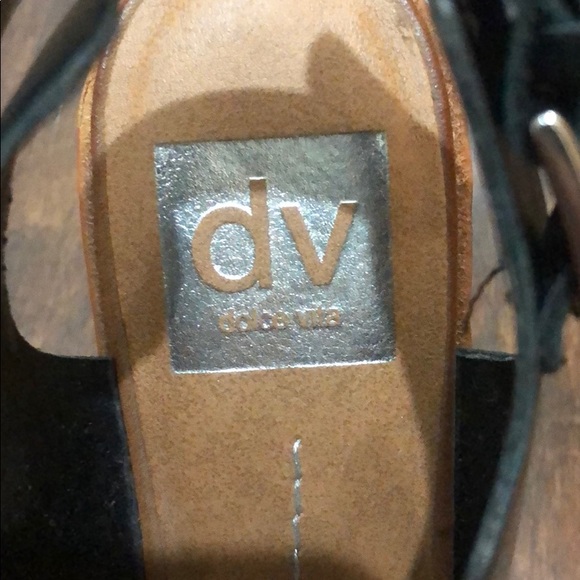 Dolce Vita Brown/Black Wedge - Picture 5 of 5